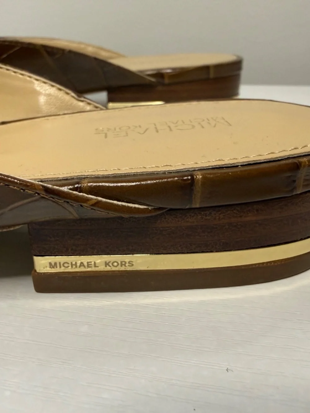 Michael Kors Brown Loafers Size 10